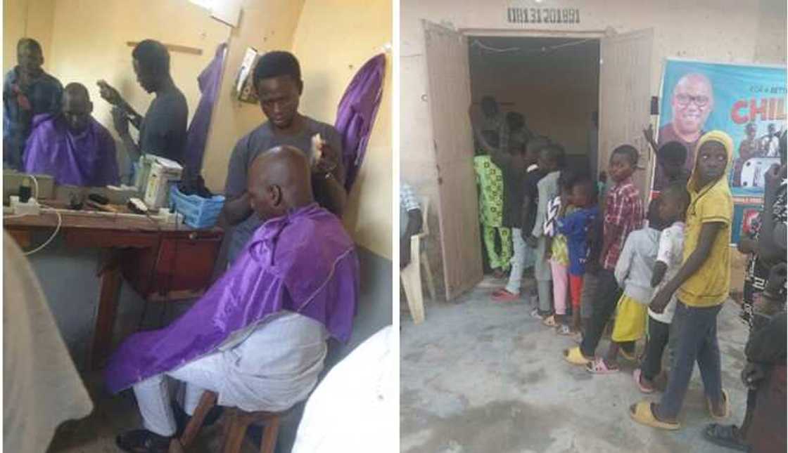 Matashi mai aski kyauta a jihar Gombe Matashi mai aski kyauta a jihar Gombe