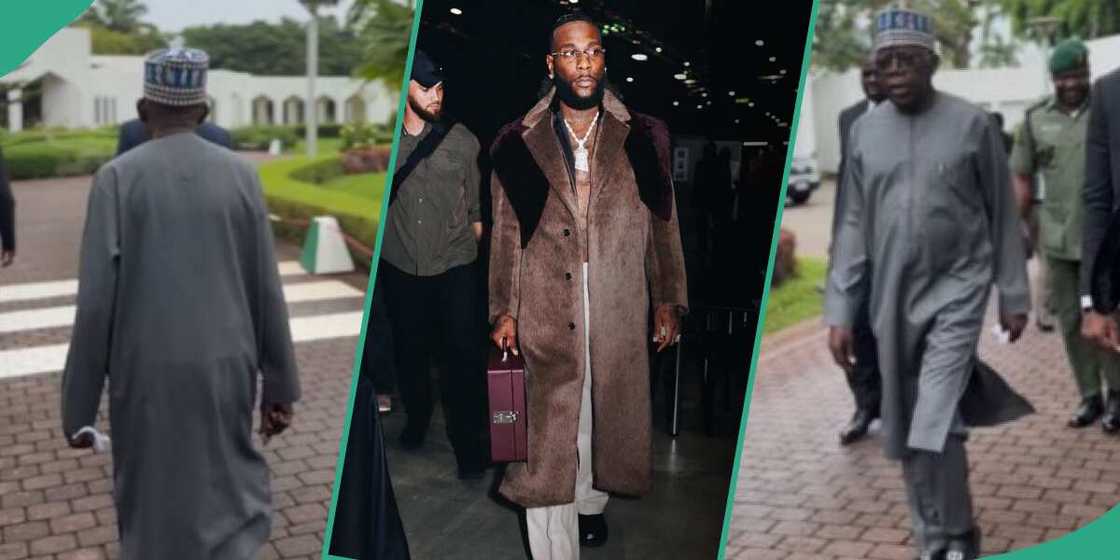 Pres Tinubu jumps on Burna Boy's song Pres Tinubu jumps on Burna Boy's song