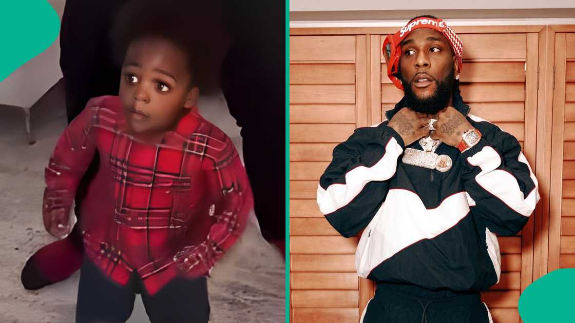 2-year-old boy dances to Burna Boy's song