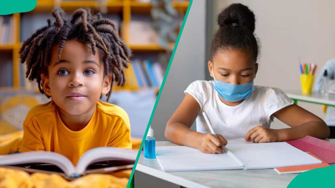 Kids reading books