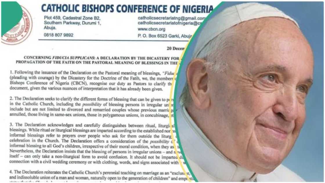 Pope Francis/Same-Sex Marriage/Catholic Bishops/Nigerian Catholic Bishops Pope Francis/Same-Sex Marriage/Catholic Bishops/Nigerian Catholic Bishops