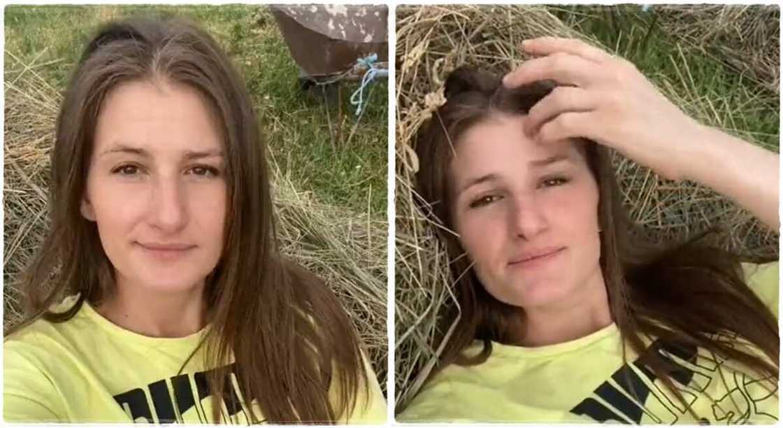 Photos of a white woman looking for husband on TikTok. Photos of a white woman looking for husband on TikTok.