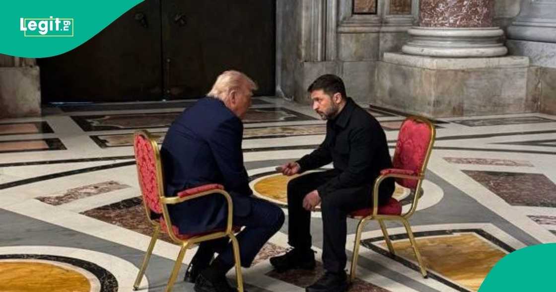 Ukrainian President Volodymyr Zelenskyy mentions what he discussed with US President Trump at Pope Francis' funeral. Ukrainian President Volodymyr Zelenskyy mentions what he discussed with US President Trump at Pope Francis' funeral.