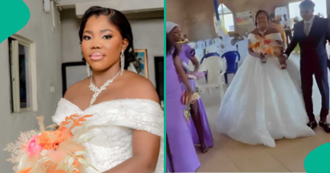 Video as bride weds in father's absence after he did not show up Video as bride weds in father's absence after he did not show up