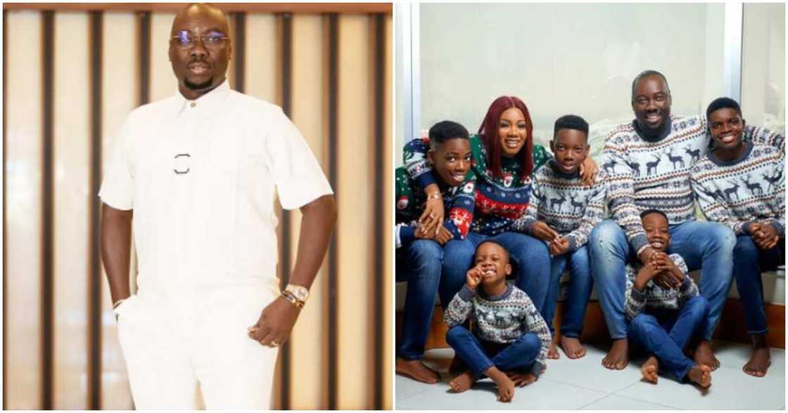 Billionaire Obi Cubana and his family Billionaire Obi Cubana and his family