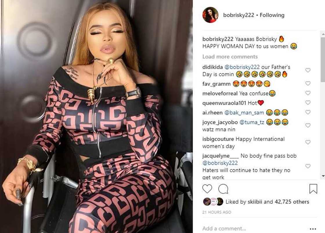 Happy Woman Day to us women - Bobrisky says in celebration of the International Women’s Day Happy Woman Day to us women - Bobrisky says in celebration of the International Women’s Day