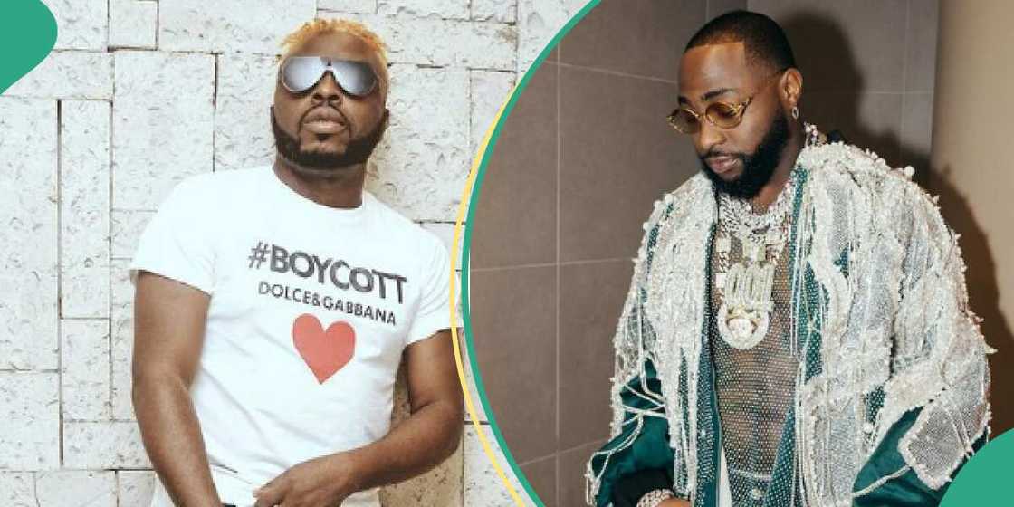 Samklef congratulates Davido on Grammy nomination.