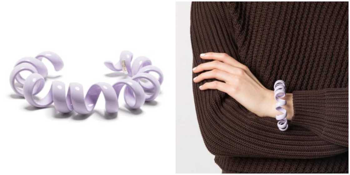 Photos of bracelet by Bottega Veneta. Photos of bracelet by Bottega Veneta.