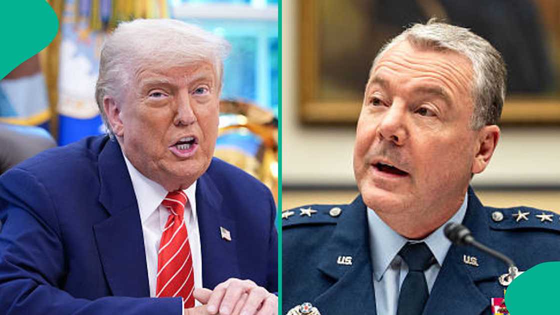 Shugaba Trump da sojan Amurka da ya kora, Janar Jeffrey Kruse