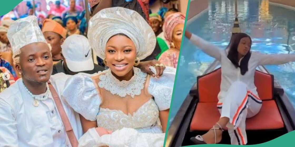 Ashabi floored for rocking heels on a boat. Ashabi floored for rocking heels on a boat.