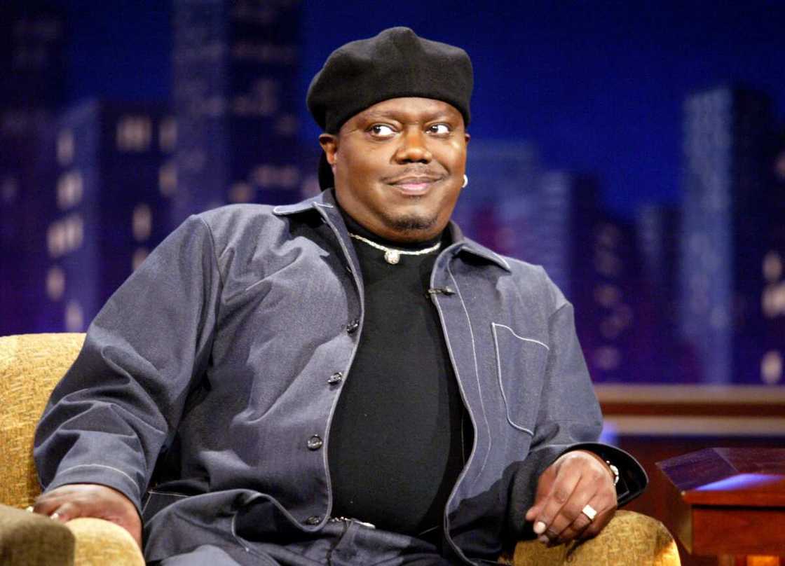 Bernie Mac on the Jimmy Kimmel Live show on ABC Bernie Mac on the Jimmy Kimmel Live show on ABC