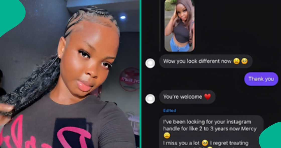 Lady releases her Instagram chats with her ex-boyfriend as he begs her years after break up