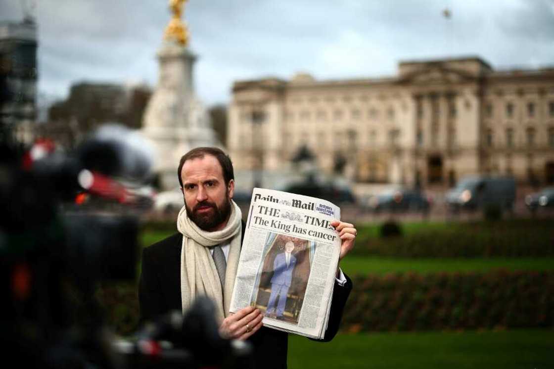 King Charles III said he had cancer in a traditional press statement in February