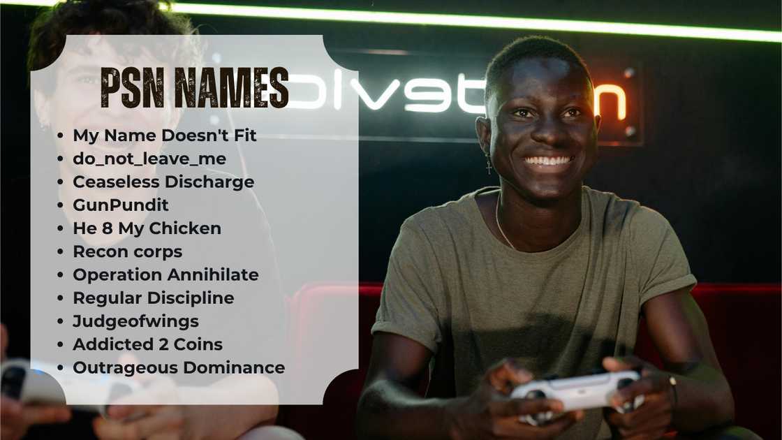 Good PSN names