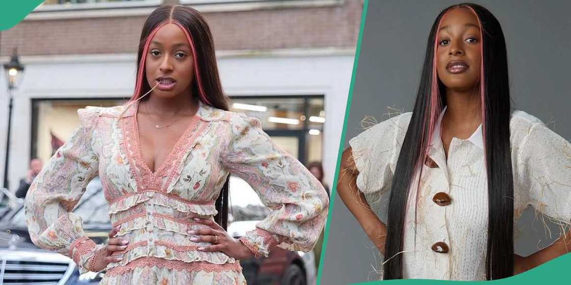 DJ Cuppy makes fun of her relationship statue.