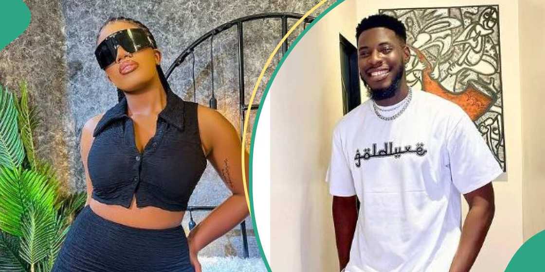 BBNaija All Stars housemates Angel and Soma BBNaija All Stars housemates Angel and Soma
