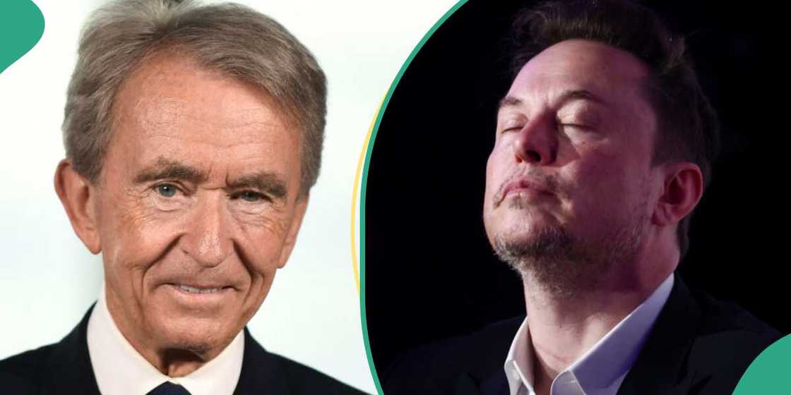 Elon Musk, Bernard Arnault, Billionaire ranking