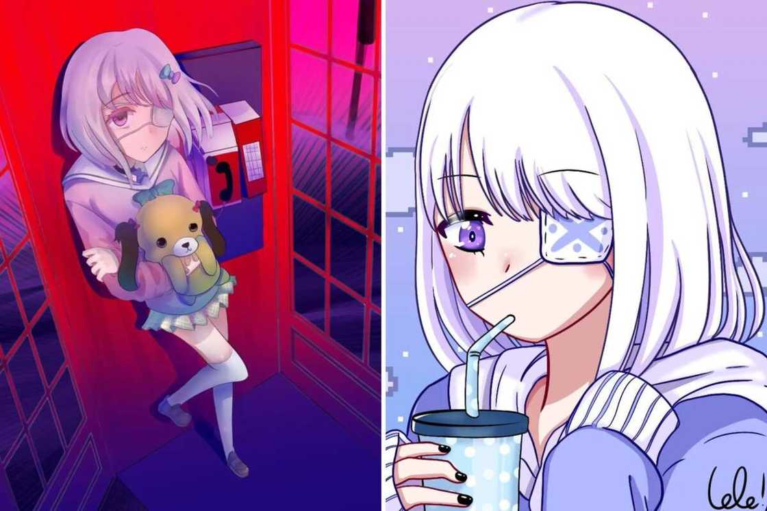 Silver-haired anime characters Silver-haired anime characters