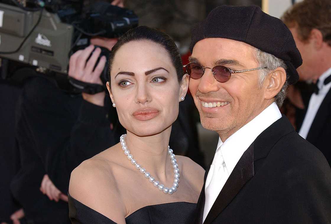 Angelina Jolie and Billy Bob Thornton in Beverly Hills, California. Angelina Jolie and Billy Bob Thornton in Beverly Hills, California.