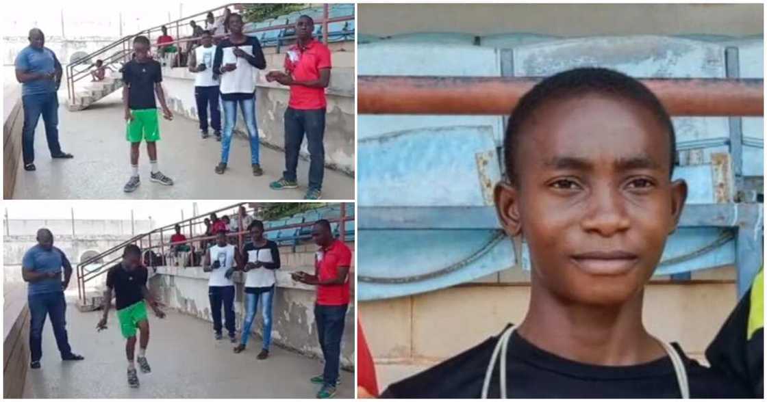 Philip Solomon, skips on one foot in 30 seconds, Guinness World Records Philip Solomon, skips on one foot in 30 seconds, Guinness World Records
