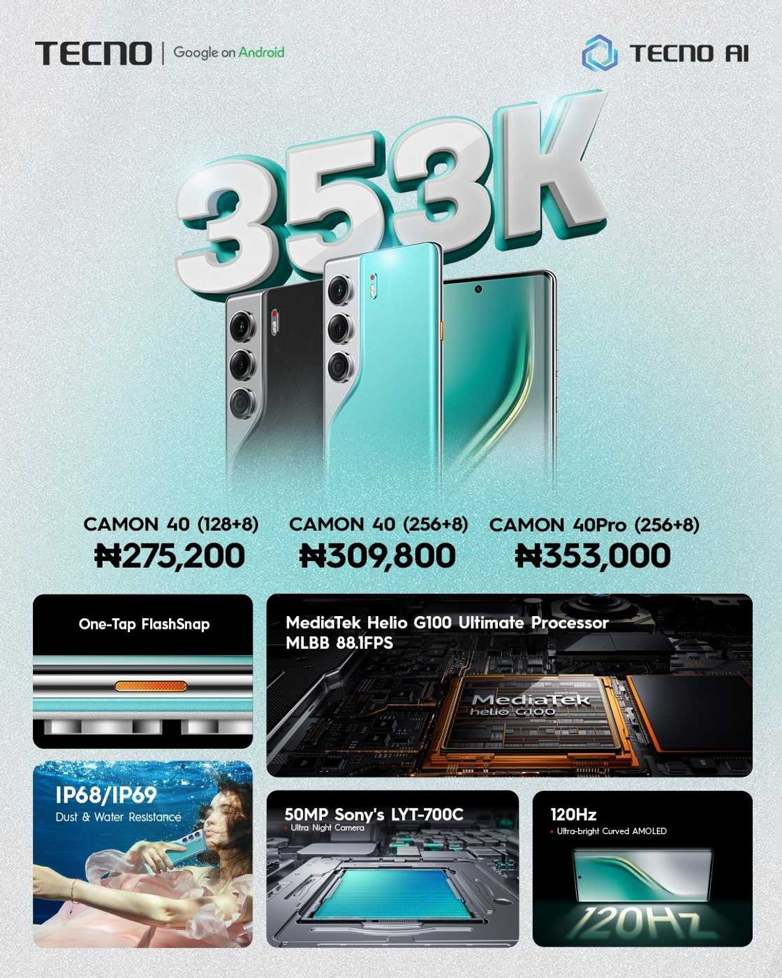 TECNO CAMON 40: The AI-Powered Camera Revolution Begins TECNO CAMON 40: The AI-Powered Camera Revolution Begins