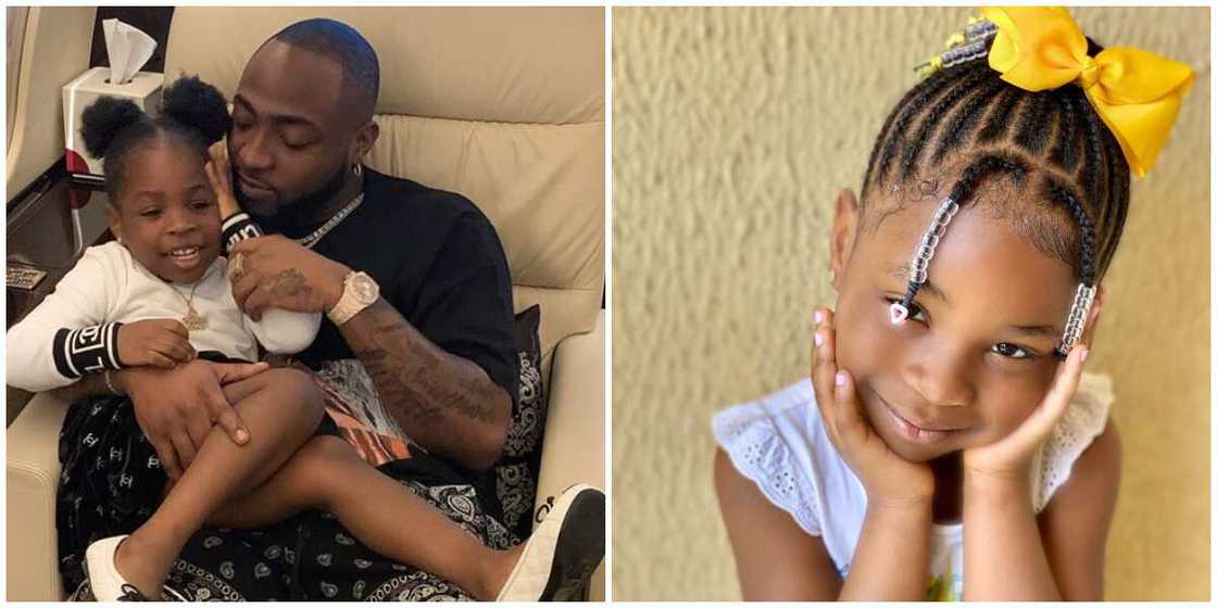 Davido's Daughter Imade and Her Friends Storm His Lekki Mansion, Singers Says 'I'm Finished Today'