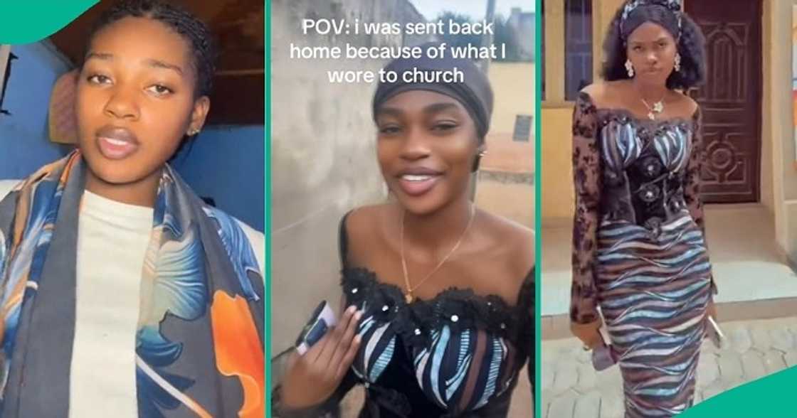 Lady who was evicted from church because of her outfit speaks. Lady who was evicted from church because of her outfit speaks.