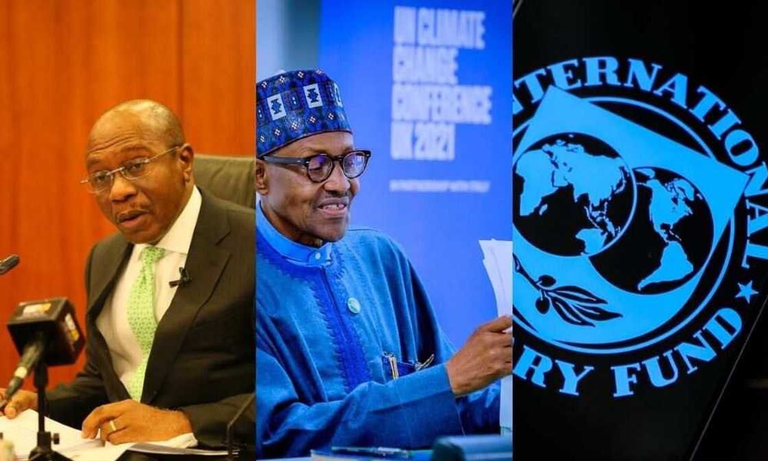 President Buhari and Godwin Emefiele President Buhari and Godwin Emefiele