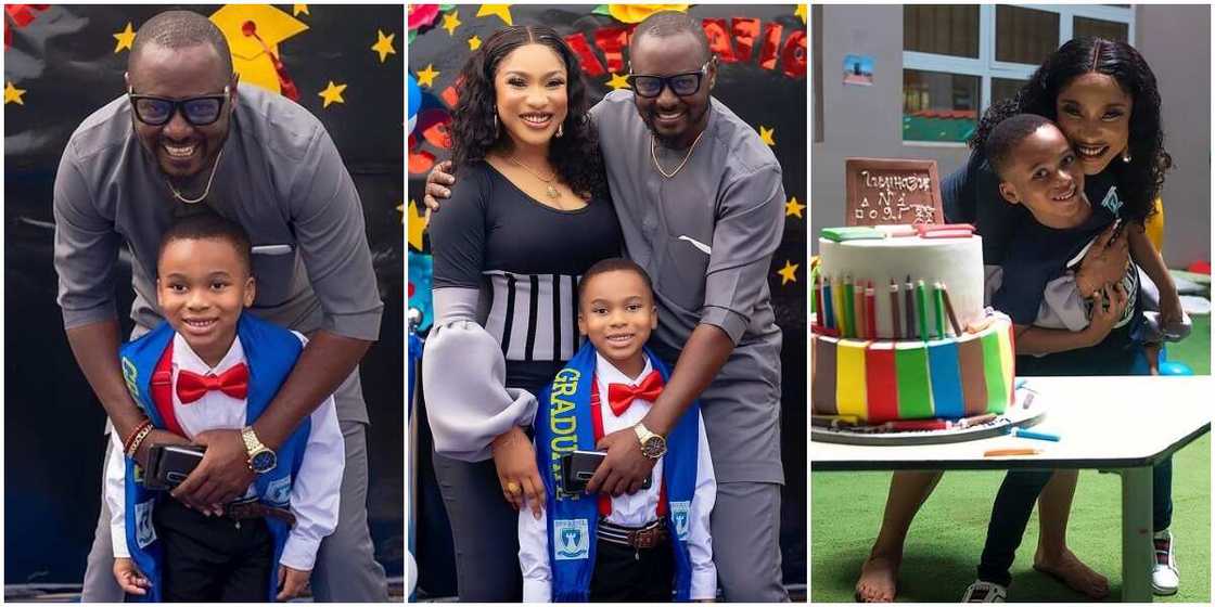 Tonto Dikeh and her family Tonto Dikeh and her family
