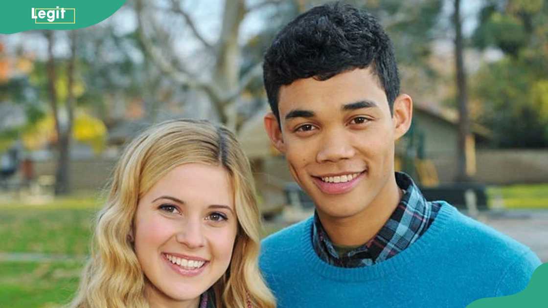 Roshon Fegan and Caroline Sunshine at Disney.com/Friends Roshon Fegan and Caroline Sunshine at Disney.com/Friends