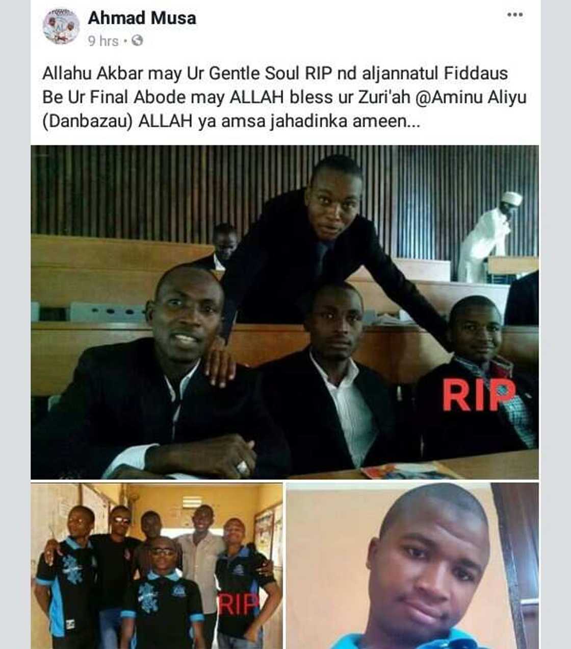 Aliyu Aminu: An kara gano wani matashin soja da ya mutu a sabon harin Boko Haram, hotuna Aliyu Aminu: An kara gano wani matashin soja da ya mutu a sabon harin Boko Haram, hotuna