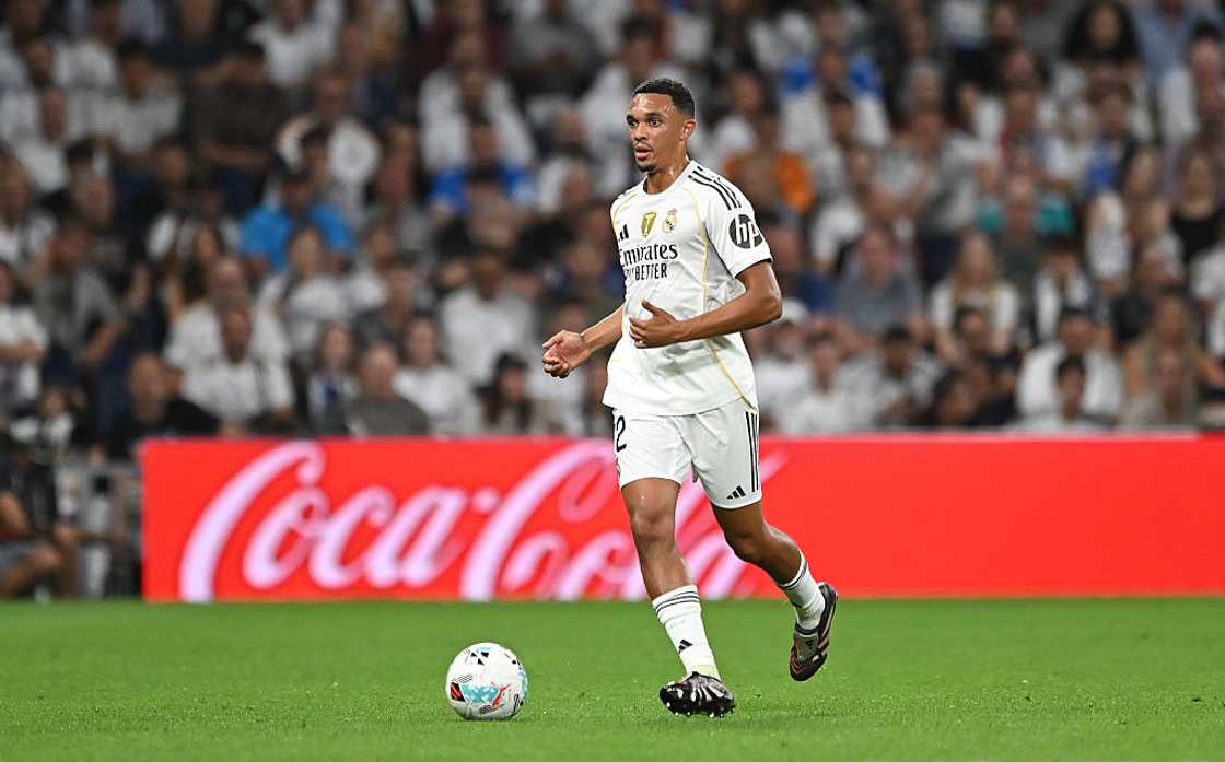 Trent Alexander-Arnold at Estadio Santiago Bernabeu Trent Alexander-Arnold at Estadio Santiago Bernabeu