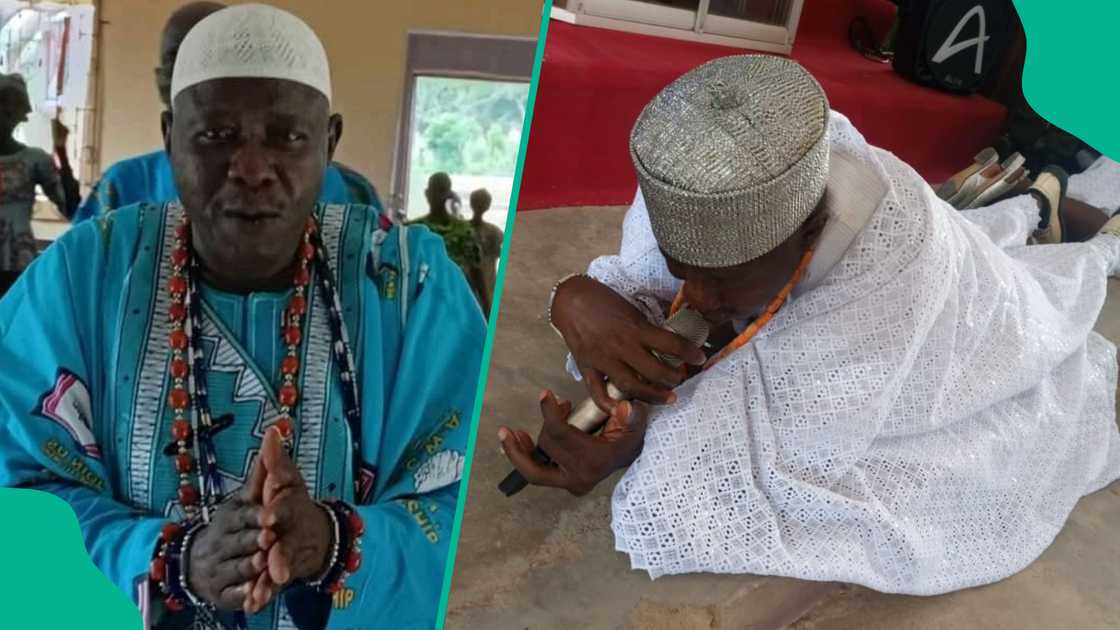 Oba Simeon Olaonipekun ya kasa komawa fadarsa tun bayan da 'yan bindiga suka yi garkuwa da shi da dansa.