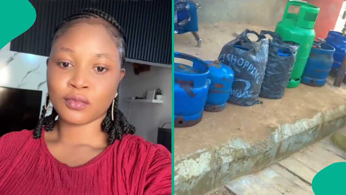 Lady laments over price of cooking gas.