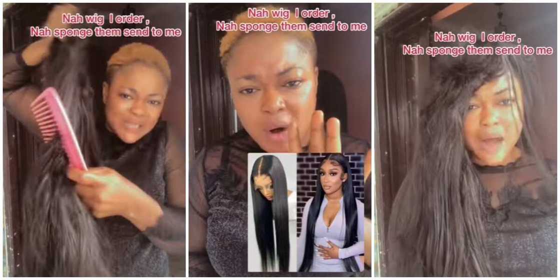 Photos of hair ordered and what a lady received. Photos of hair ordered and what a lady received.