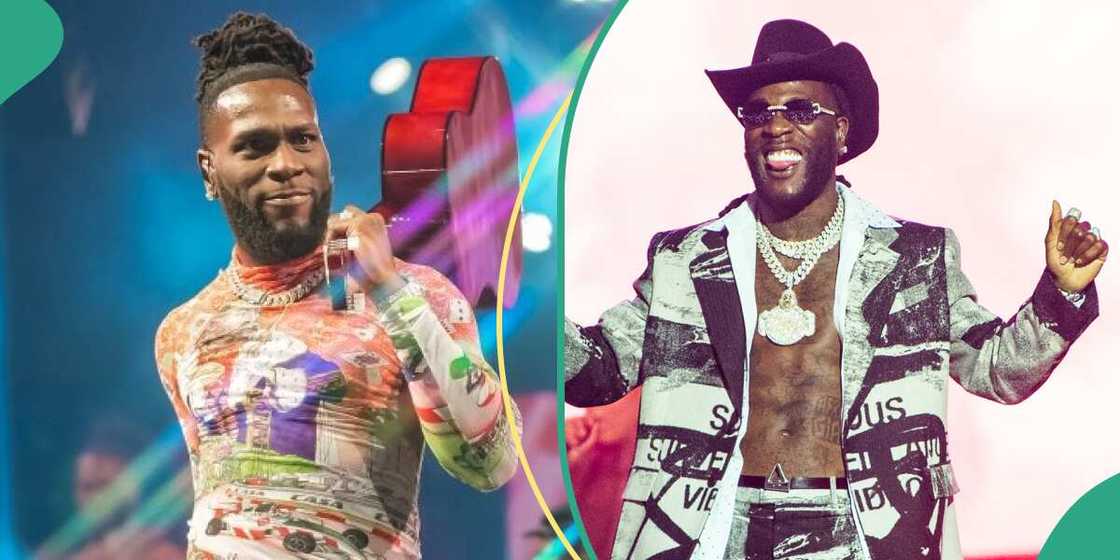 Burna Boy breaks guitar on stage, Burna Boy on stage