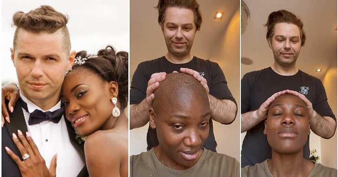 Lady praises oyinbo husband, black woman, oyinbo Lady praises oyinbo husband, black woman, oyinbo