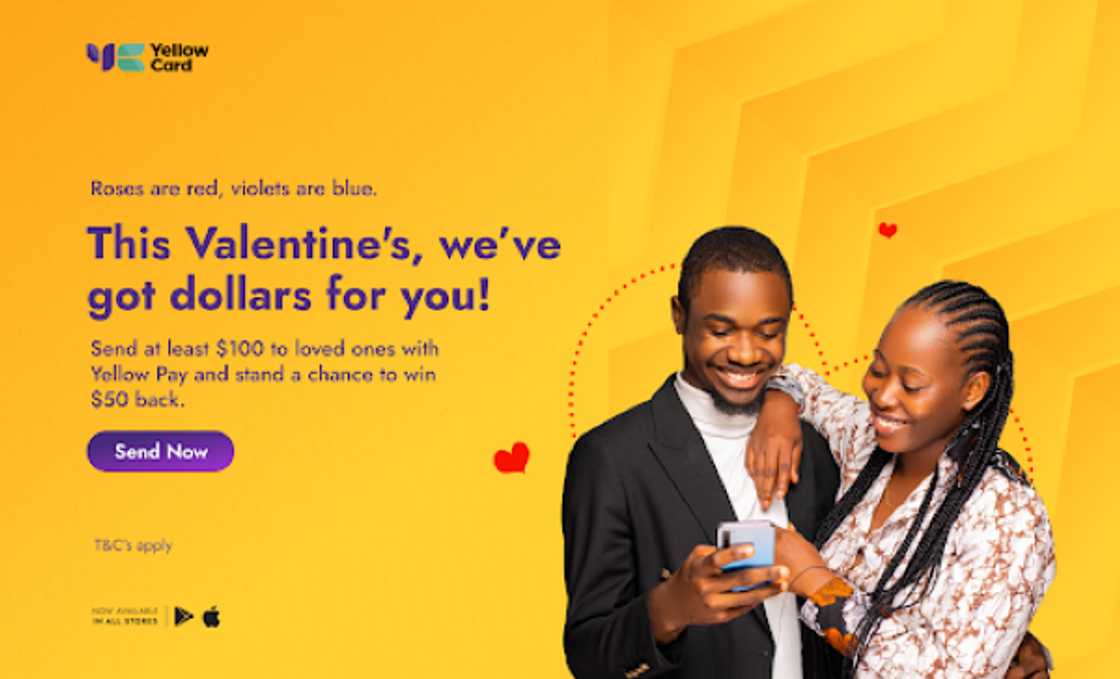 Show Love this Valentine's and Win big on Yellow Card Show Love this Valentine's and Win big on Yellow Card