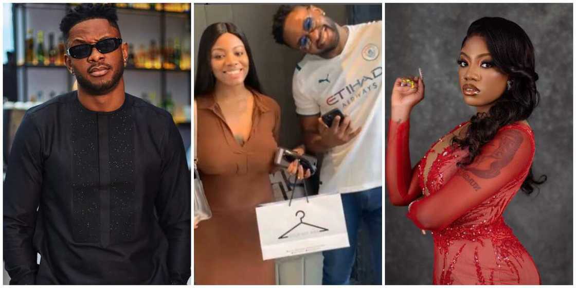 BBNaija Cross and Angel drama BBNaija Cross and Angel drama