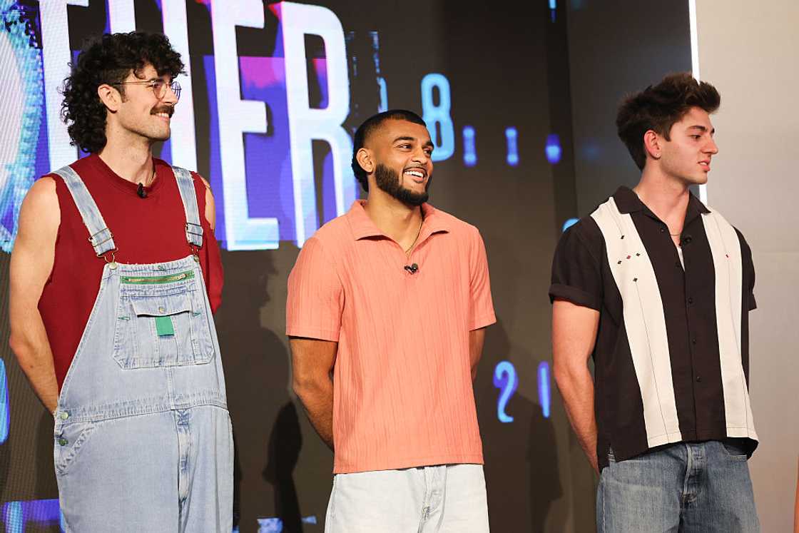 Barrett Pfeiffer and two other Big Brother housemates
