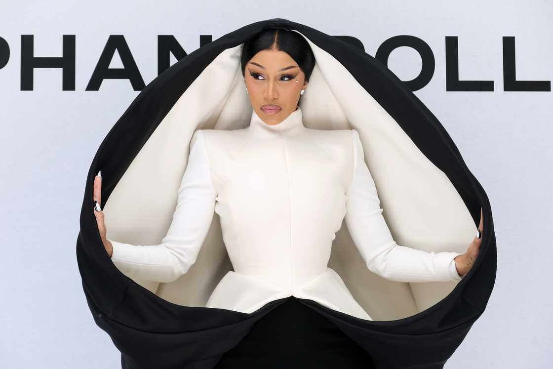 Cardi B attends the Stéphane Rolland Haute Couture Fall/Winter show as part of Paris Fashion Week in Paris, France