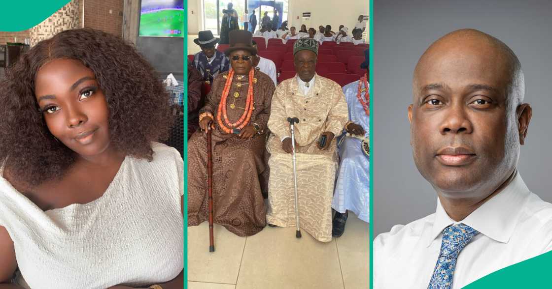 Lady calls people attention to something worrying at Wigwe University's opening ceremony Lady calls people attention to something worrying at Wigwe University's opening ceremony