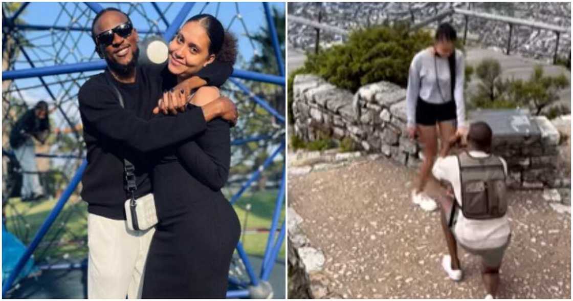 Big Brother Naija star Omashola and fiancee Big Brother Naija star Omashola and fiancee