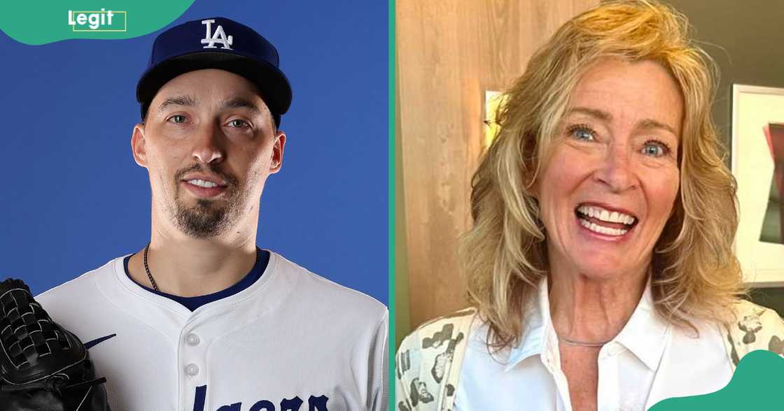 Blake Snell poses for a portrait during the 2025 Los Angeles Dodgers photo day. The baseball player's mother, Jane Snell, poses in an indoor setting. Blake Snell poses for a portrait during the 2025 Los Angeles Dodgers photo day. The baseball player's mother, Jane Snell, poses in an indoor setting.
