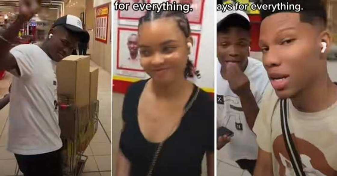 Lady pays bills for guys at mall, politician's daughter Lady pays bills for guys at mall, politician's daughter