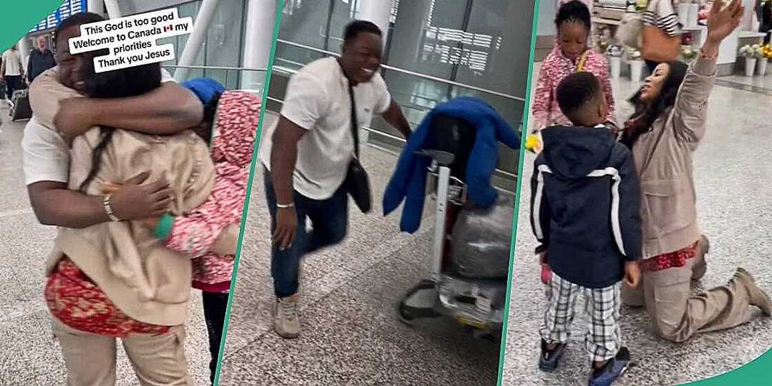 Woman reunites with family in Canada Woman reunites with family in Canada