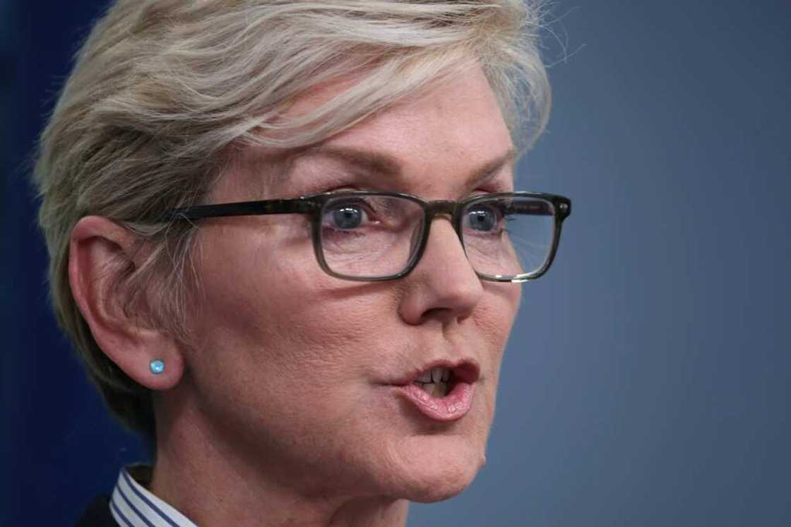 US Secretary of Energy Jennifer Granholm said Biden administration programs had made the United States "irresistible" to investors and foreign companies focused on renewable energy US Secretary of Energy Jennifer Granholm said Biden administration programs had made the United States "irresistible" to investors and foreign companies focused on renewable energy
