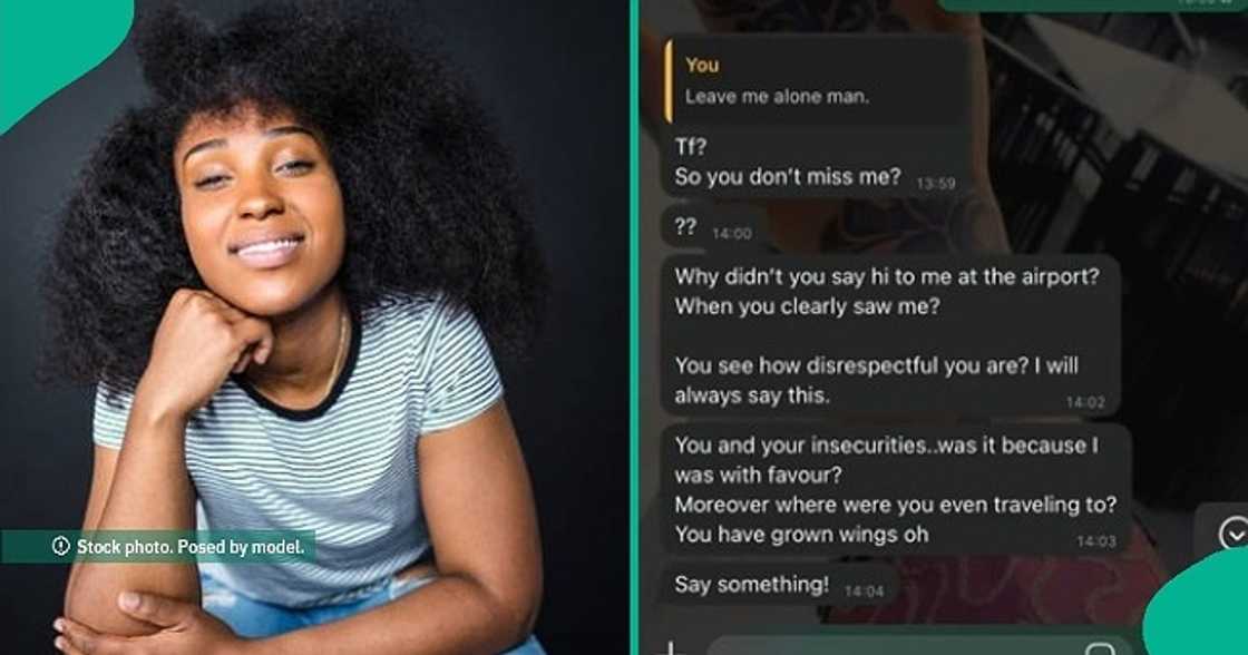 Lady sees ex-boyfriend with her lash technician at airport Lady sees ex-boyfriend with her lash technician at airport