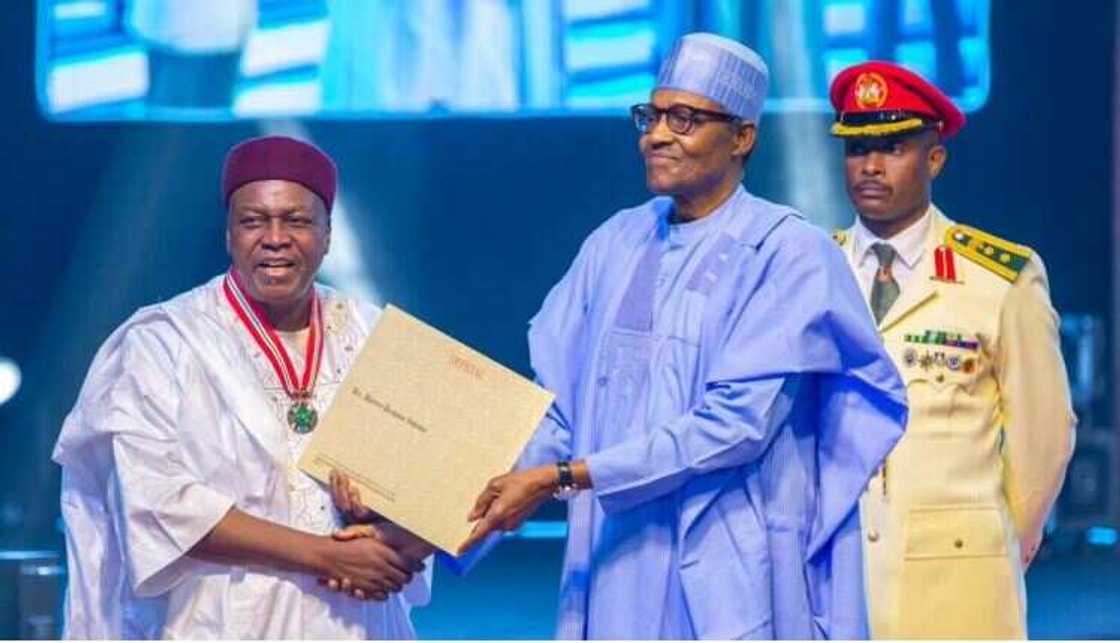 Muhammadu Buhari/Darius Ishaku/APC/PDP/National Honour