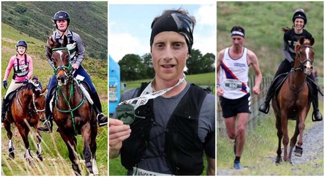 Ricky Lightfoot wins Man v Horse Race in England. Ricky Lightfoot wins Man v Horse Race in England.